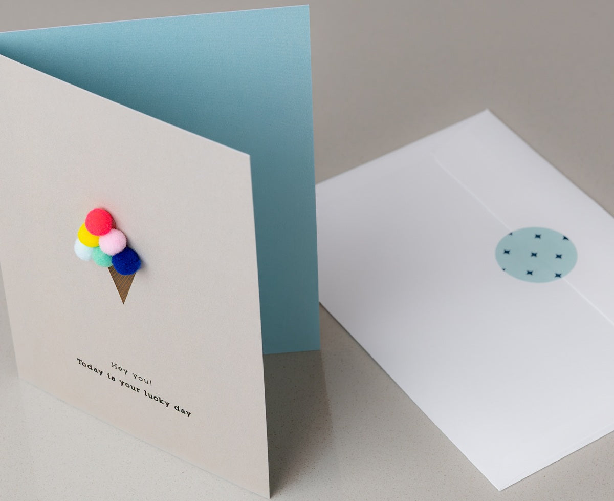 Postkarte Icecream