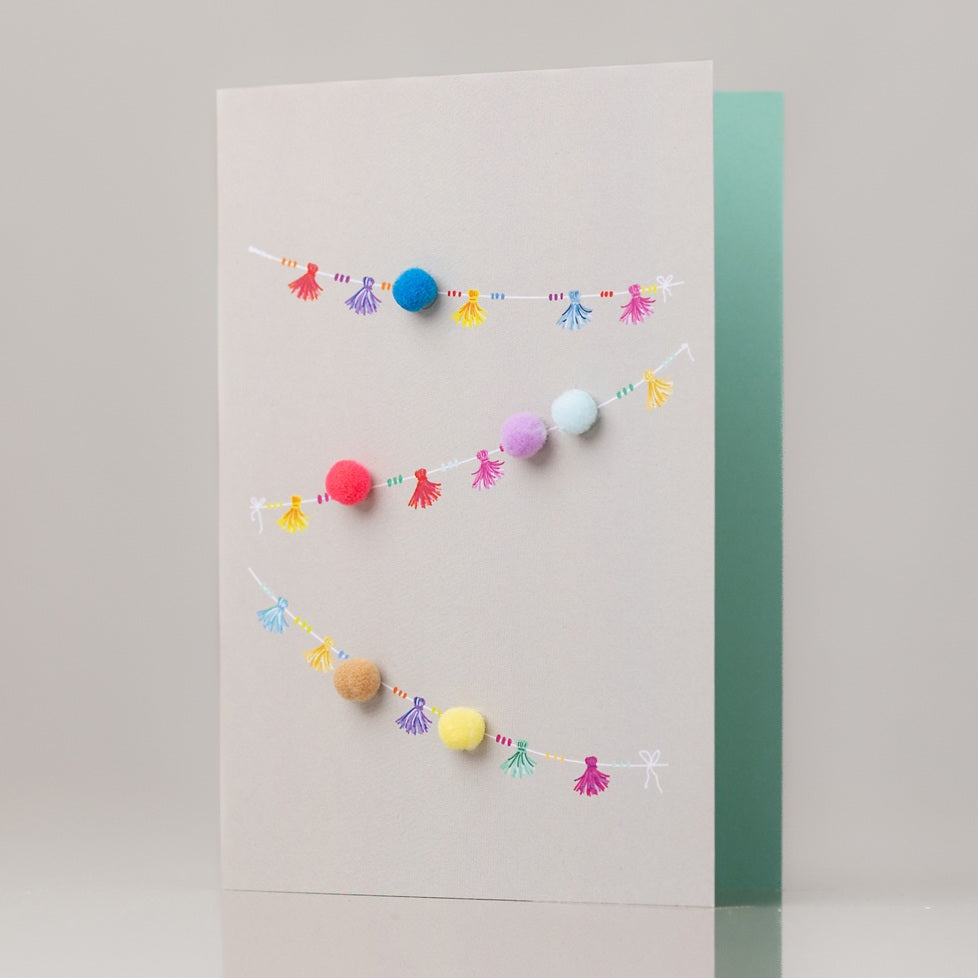 Postkarte Festive tassels