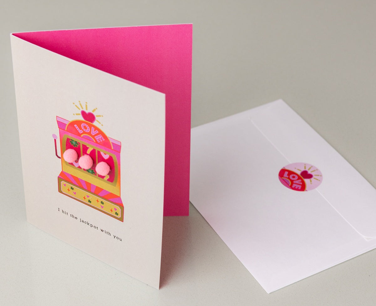 Postkarte Lucky love
