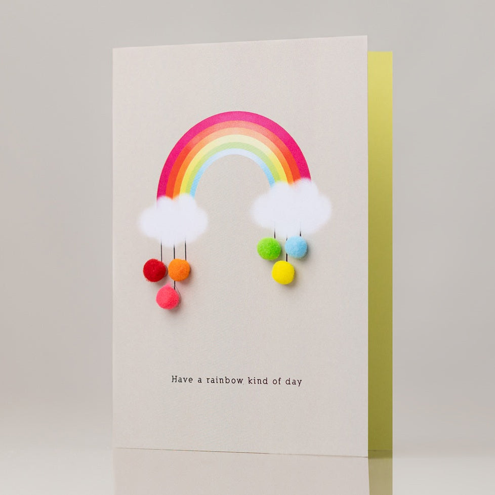 Postkarte Rainbow and Clouds