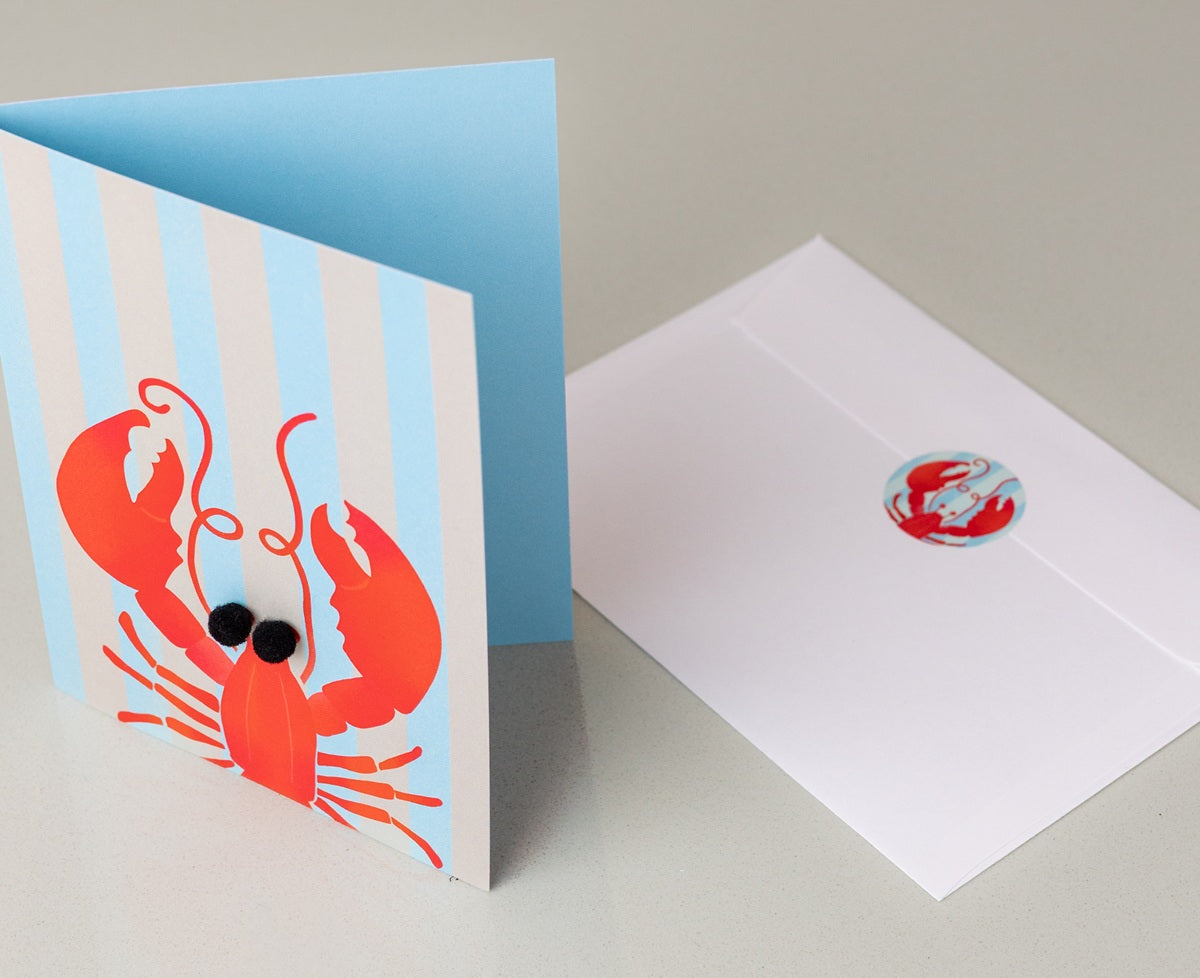 Postkarte Lobster life