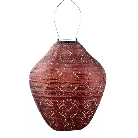 Solar Lampion Mandela Jar kupfer