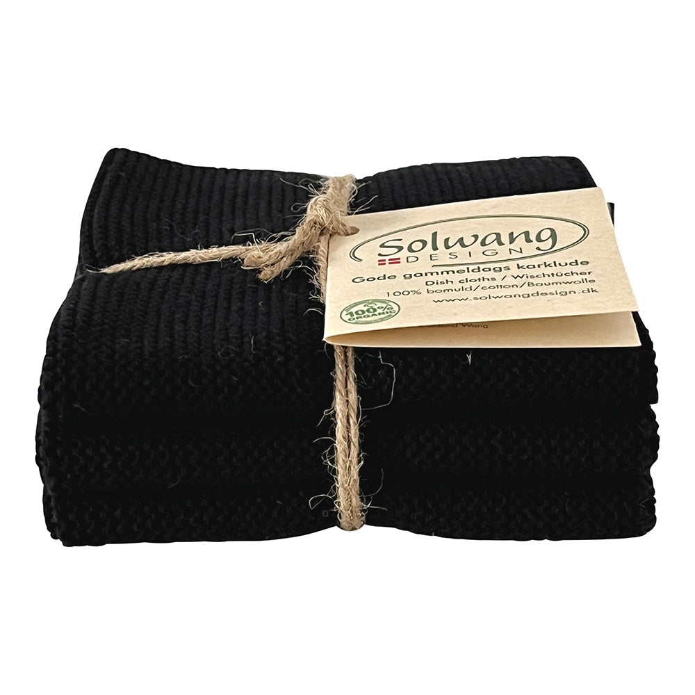 Spüllappen Set schwarz
