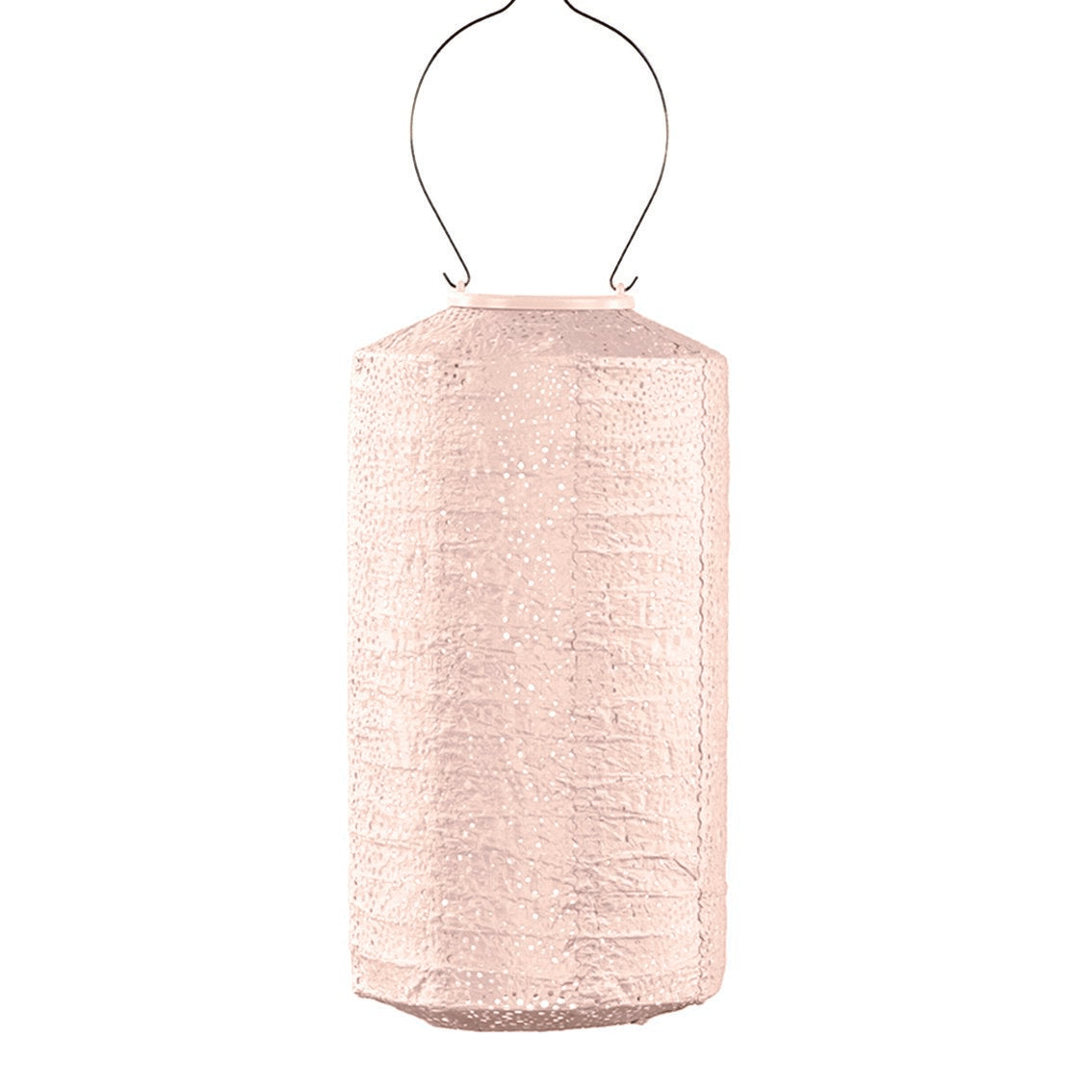 Solar Lampion Paisley Zylinder klein soft blush