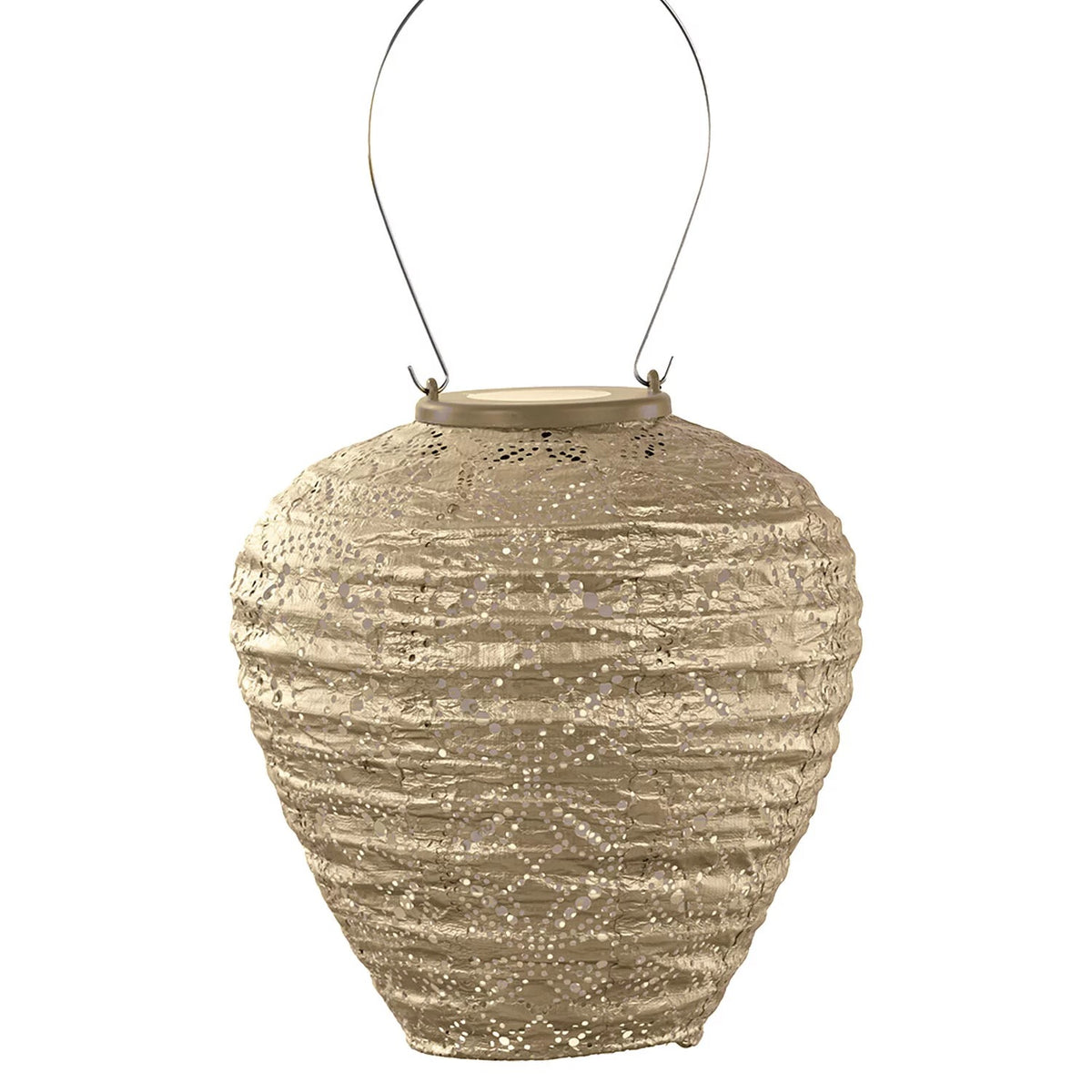 Solar Lampion Mandela Ballon gold