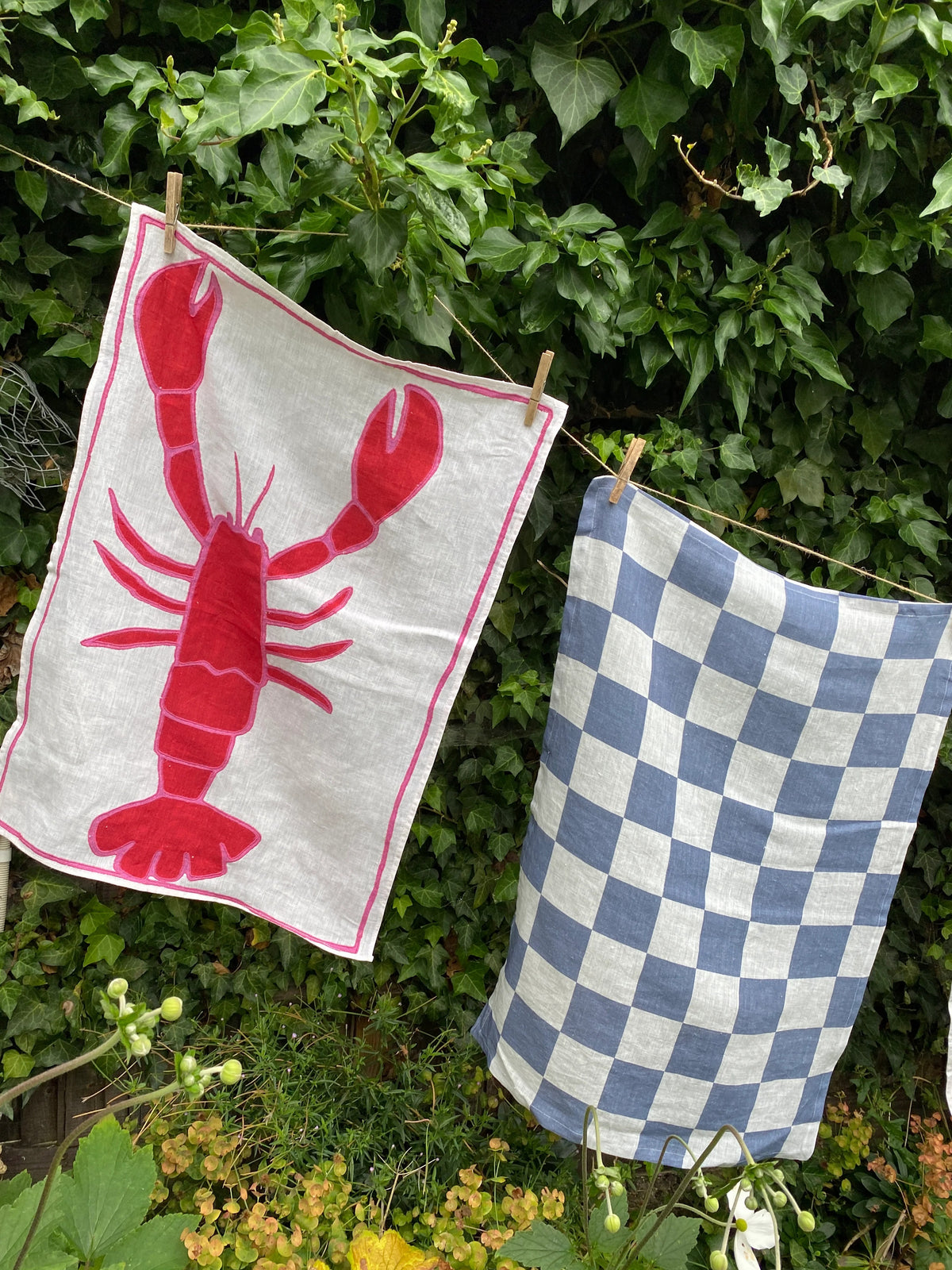 Geschirrtuch Lobster rot