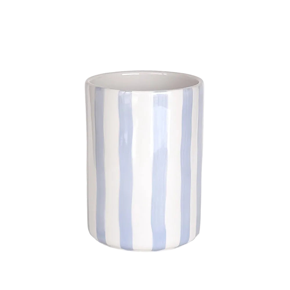 Vase mit Streifen