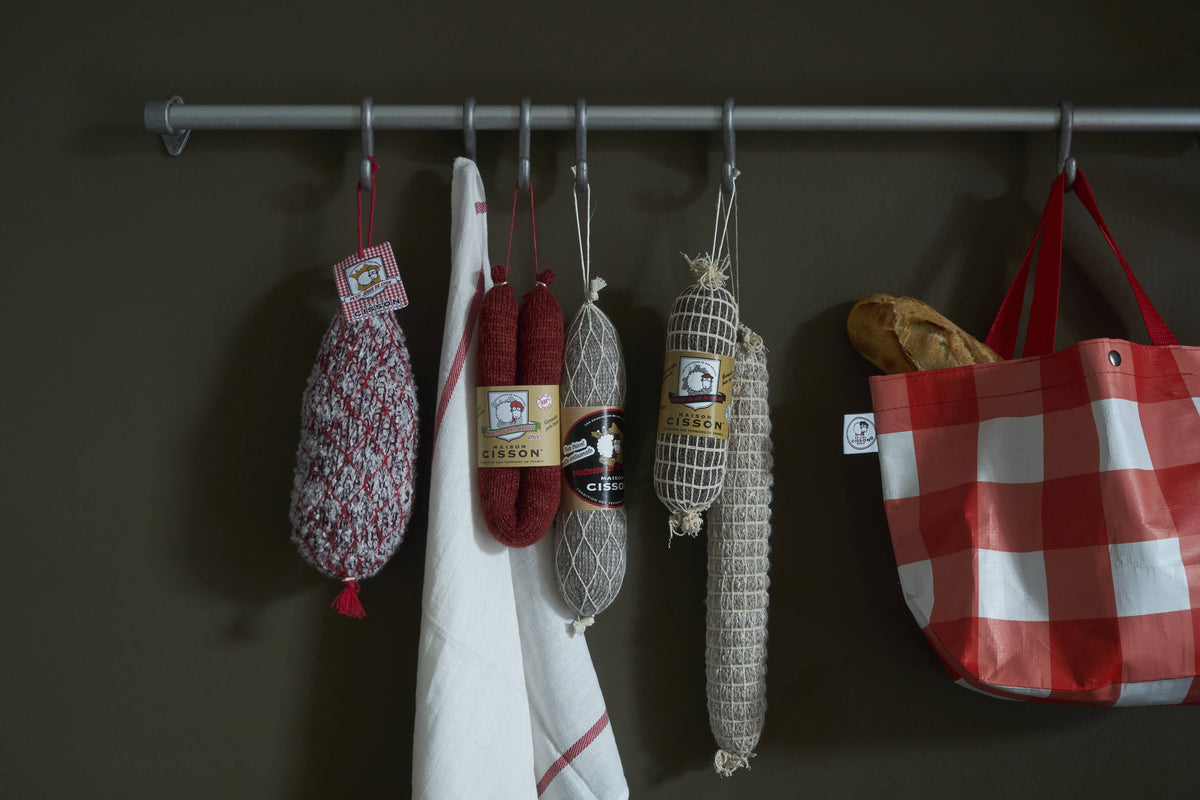 Wurst gestrickt "La saucisse séchée paysanne"