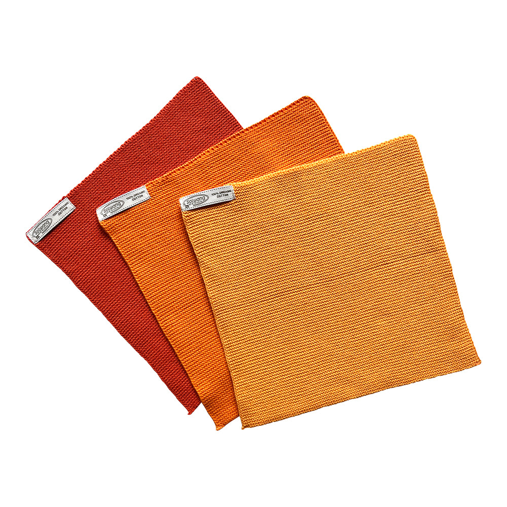Spüllappen Set orange