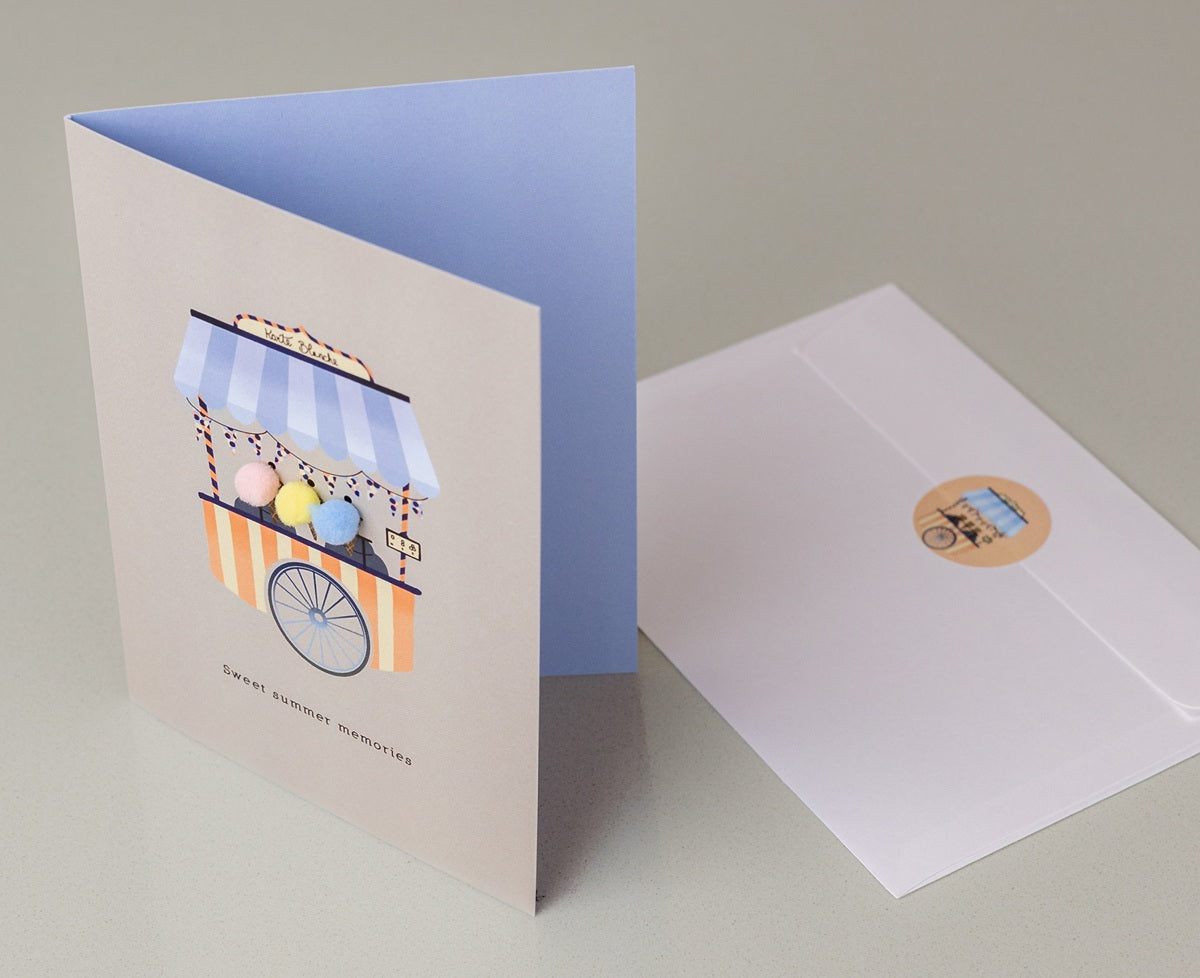 Postkarte Vintage Summer
