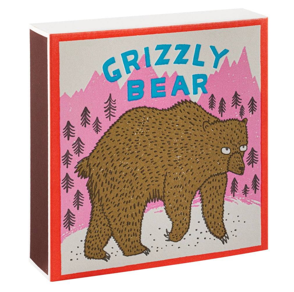 Streichhölzer Grizzly Bear
