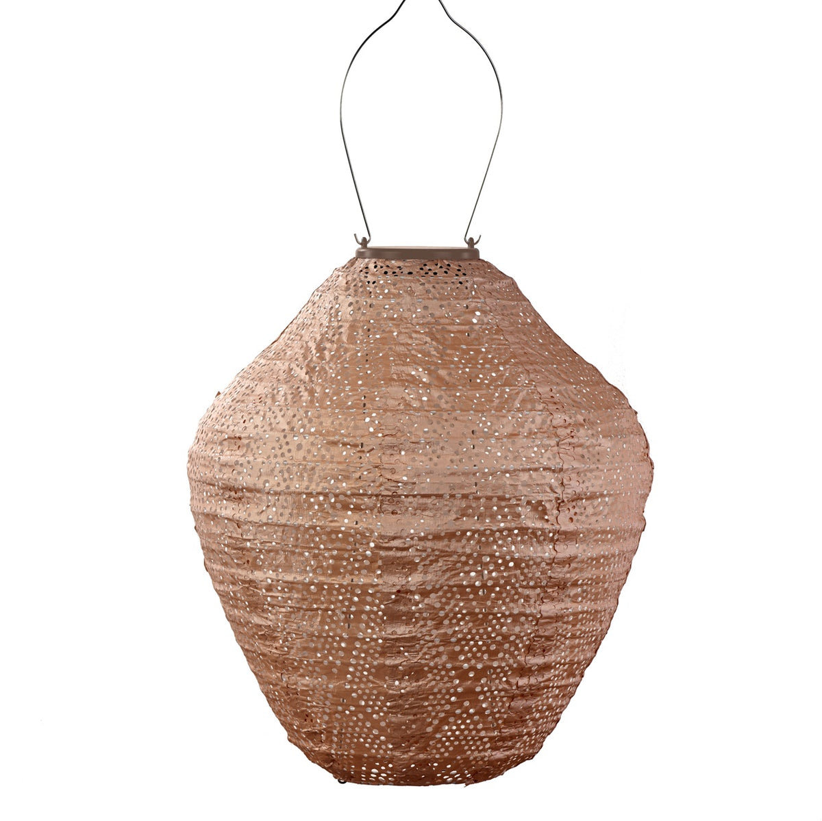 Solar Lampion Ikat Jar rosa