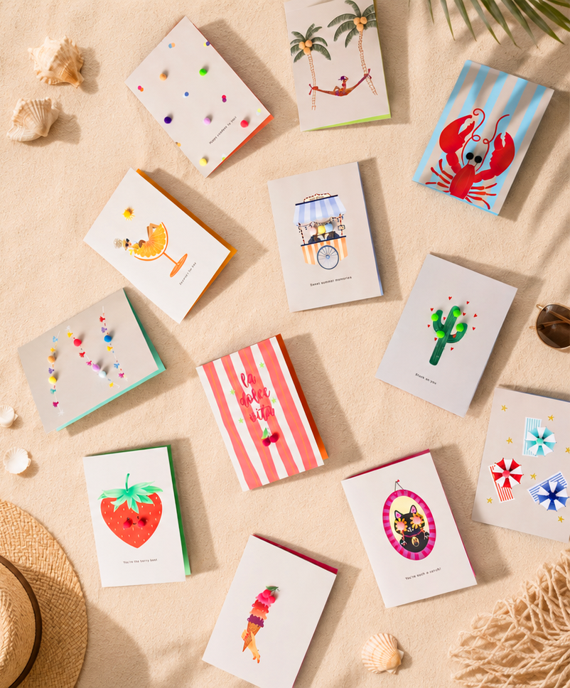 Postkarte Vintage Summer