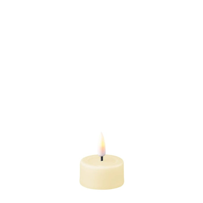 LED Rechaudkerze 2er-Set cream