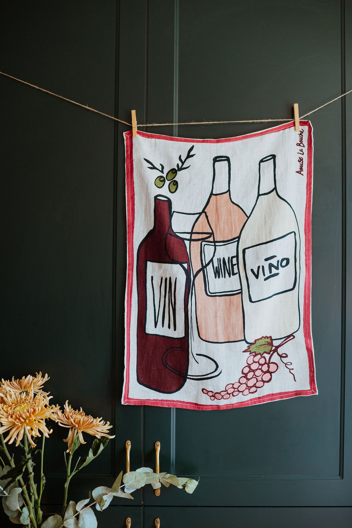 Geschirrtuch Wine