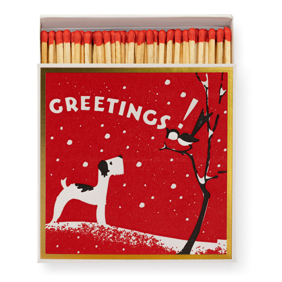 Streichhölzer Winter Greetings