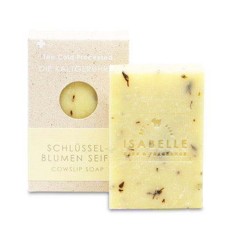 Kaltgerührte Schlüsselblumenseife