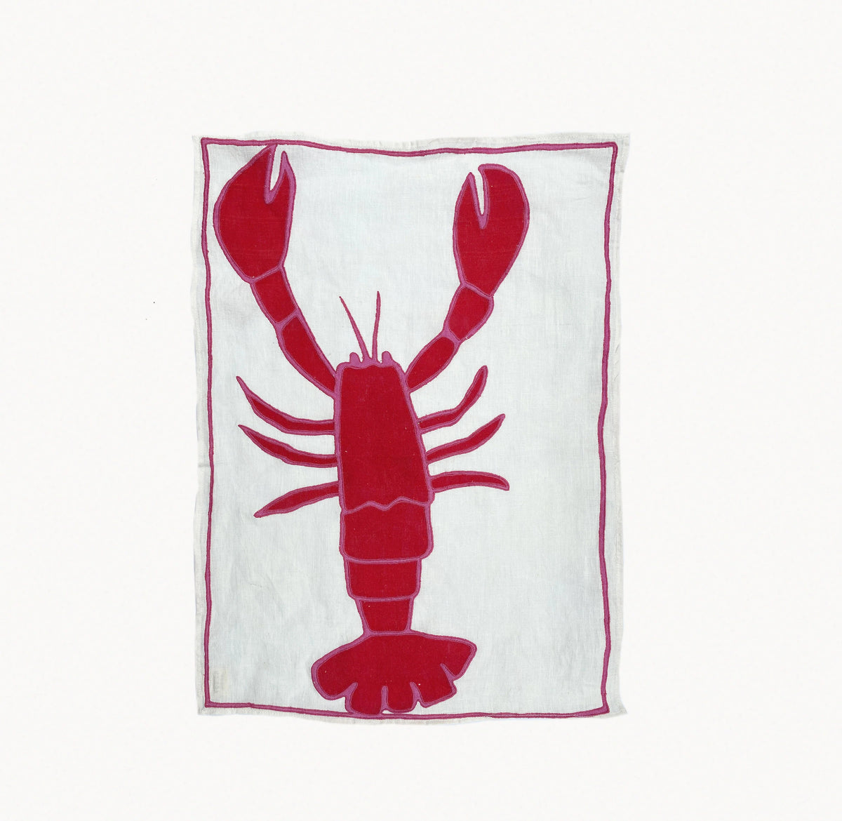 Geschirrtuch Lobster rot